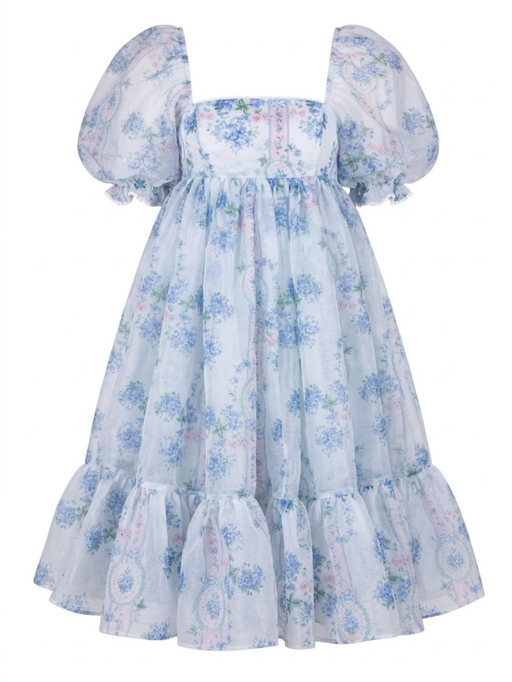 Selkie | French Puff Dress | La Belle Etoile in Organza | Size L | BRAND NEW!